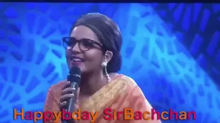 Sugandha Mishra Singing for Sir Bachchan