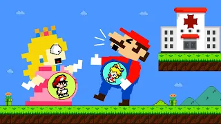 Mario Hospital: What happened to Mario's Pregnant? If Mario Love Peach | GM Animation