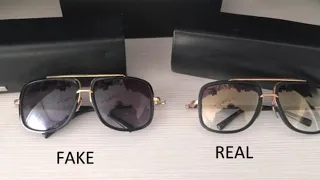 Fake vs Real Dita Sunglasses