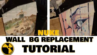 NUKE : Wall BG Replacement Tutorial  |  Camera Tracking Tutorial