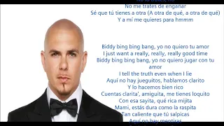 Pitbull, Daddy Yankee, Natti Natasha - No lo trates (letra / lyrics)