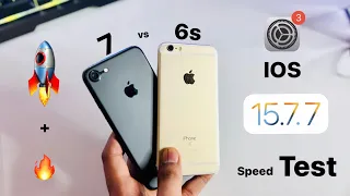 iPhone 7 vs iPhone 6s - ios 15.7.7 speedtest - Comparison 🔥