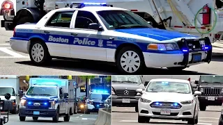 Police Cars Responding Compilation - Lights and Sirens