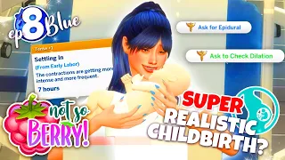 this REALISTIC PREGNANCY mod might be a little too real... 😰  - NOT SO BERRY CHALLENGE! 💙 Blue #8