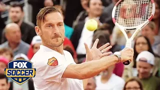 Roma stars play in charity tennis match | FOX SOCCER