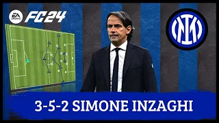 Simone Inzaghi 3-5-2 Inter EA FC 24 |Tácticas|