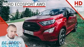 Ford EcoSport AWD 2018: prova del SUV a trazione integrale e Feel The View