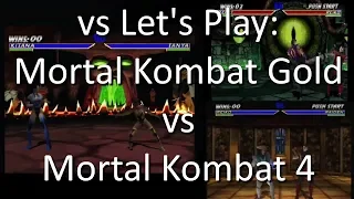 vs Let's Play: Mortal Kombat Gold on Sega Dreamcast vs MK4 on Nintendo 64 and Playstation by Midway
