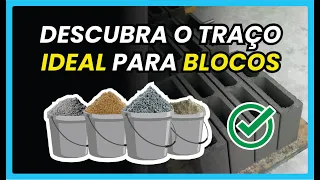 O MELHOR TRAÇO PARA O BLOCO DE CONCRETO? - Jarfel Sahara