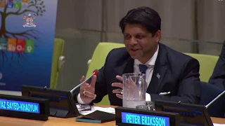 Fijian Attorney-General delivers statement at the Ministerial Finance Dialogue at the UN