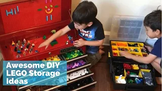 Awesome DIY Lego Storage Containers - Simple DIY Kids Lego Gift Idea
