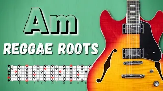 Relaxing REGGAE Roots Guitar Backing Track in Am