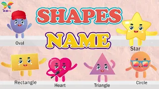 The Shapes Song Circle, Triangle, Square, Heart | Nursery Rhymes | Shape songs for Kids @BBTVKIDS