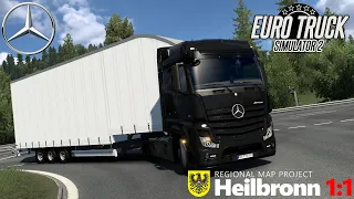 ETS2 1.41 | Heilbronn-Map | Mercedes Actros MP4 1851 | Schwäbisch-Hall — HN-Industriegebiet | Part 2