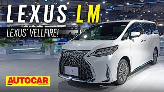 Lexus LM - Lexus' luxury lounge-on-wheels! | Auto Expo 2023 | Autocar India
