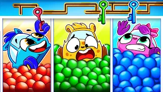 Find The Key Challenge🔑 🔴🟢🔵 | Songs for Kids by Toonaland