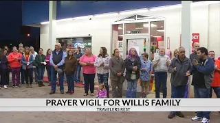 Community prays for Willis family at vigil