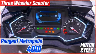Peugeot Metropolis 400i 2021 | Top Speed | Review vs Yamaha Tricity | Drive | Motorcycle TV