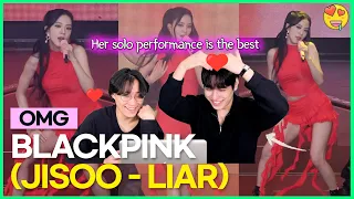 BLACKPINK (JISOO) SOLO “LIAR” [KOREAN  REACTION] !! 🤞🔥