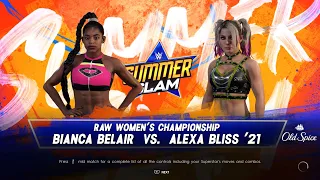 WWE 2K22 Universe Mode | Bianca Belair vs Alexa Bliss