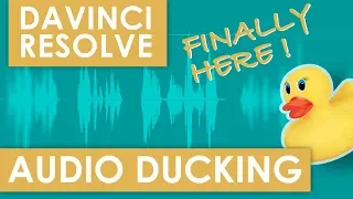 Davinci Resolve 15 / 16 / 17 | Ducking & sidechaining | Adjust music volume automatically to speech