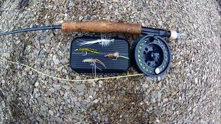 Shore Saltwater FLY FISHING - Sea Bass on SHRIMP FLIES