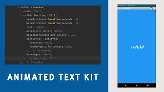 Flutter- How to use Animated Text Kit Package | Package of the week