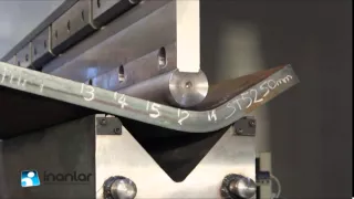 Inanlar CNC Press Brake Bending ST52 50mm Mild Steel in V300 Channel