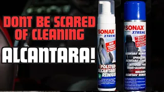 How to clean Alcantara safely | SONAX Upholstery + Alcantara Cleaner