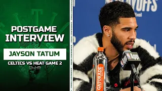 Jayson Tatum: We Need to Be More CREATIVE vs Heat | Game 2 Postgame