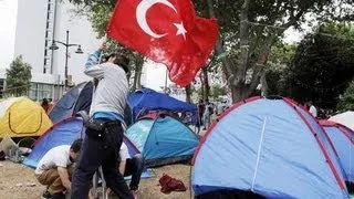 Will Turkey's Prime Minister "Clean" Protestors Out?