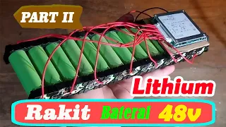 Rakit baterai lithium sepeda listrik PART 2 ||| Starter pack 13s 1p 48v