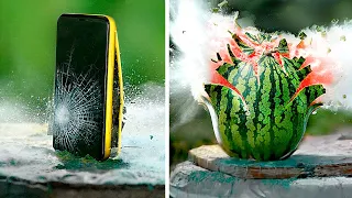 Catching a Bullet with a Watermelon in 4K Slow Motion