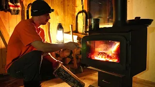 Keeping Warm at the Cabin | Far into the Alaskan Wilderness