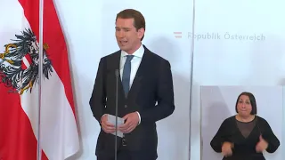 Bundeskanzler Sebastian Kurz zur aktuellen Covid-19 Lage in Österreichs Krankenhäusern