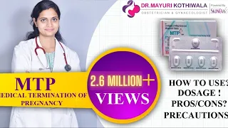 MTP Abortion Kit (एमटीपी एबॉर्शन किट) की जानकारी - Use करने का सही तरीका- Gynecologist in Jaipur