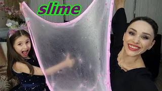 Saklambaç Slime Malzemelerimizle Slime Challenge Prenses Lina Tv