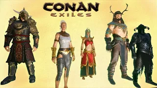 ALL Conan Exiles Armor Sets And Outfits Released Between 2017 - January 2020