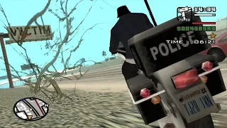 First-person view - GTA San Andreas - Cop Wheels - Heist mission 4