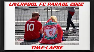 Liverpool FC Parade time lapse on the Strand 2022