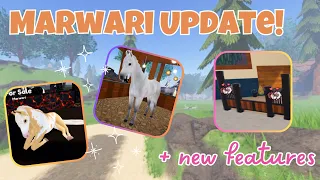 *MARWARI + NEW FEATURES* Out Now! Checking Out the Update! | Wild Horse Islands