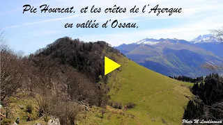 Pic Hourcat et les crêtes de l'Azerque, en vallée d'Ossau