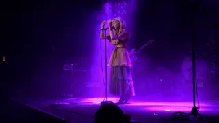 Aurora talking to the audience (Union Transfer) 3/9/19