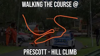 Walking the course @ Prescott Speed Hill Climb (full course guide on tinsanmotorsport.co.uk)