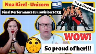 Noa Kirel - Unicorn (LIVE) | Israel 🇮🇱 | Grand Final | Eurovision 2023 | REACTION