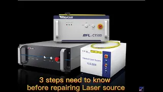 How to  repair fiber laser source || 3 steps to know || Raycus MAX IPG