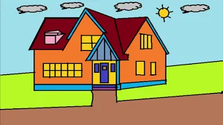 How To Draw House Part 16, Draw Step By Step, Draw For Fun