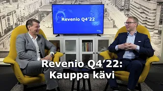 Revenio Q4’22: Kauppa kävi