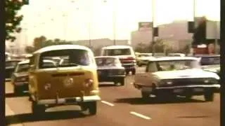 Los Angeles Cars in 1973 8MM Vintage Film