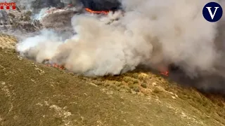 Toque de alerta con el primer incendio forestal importante en Catalunya